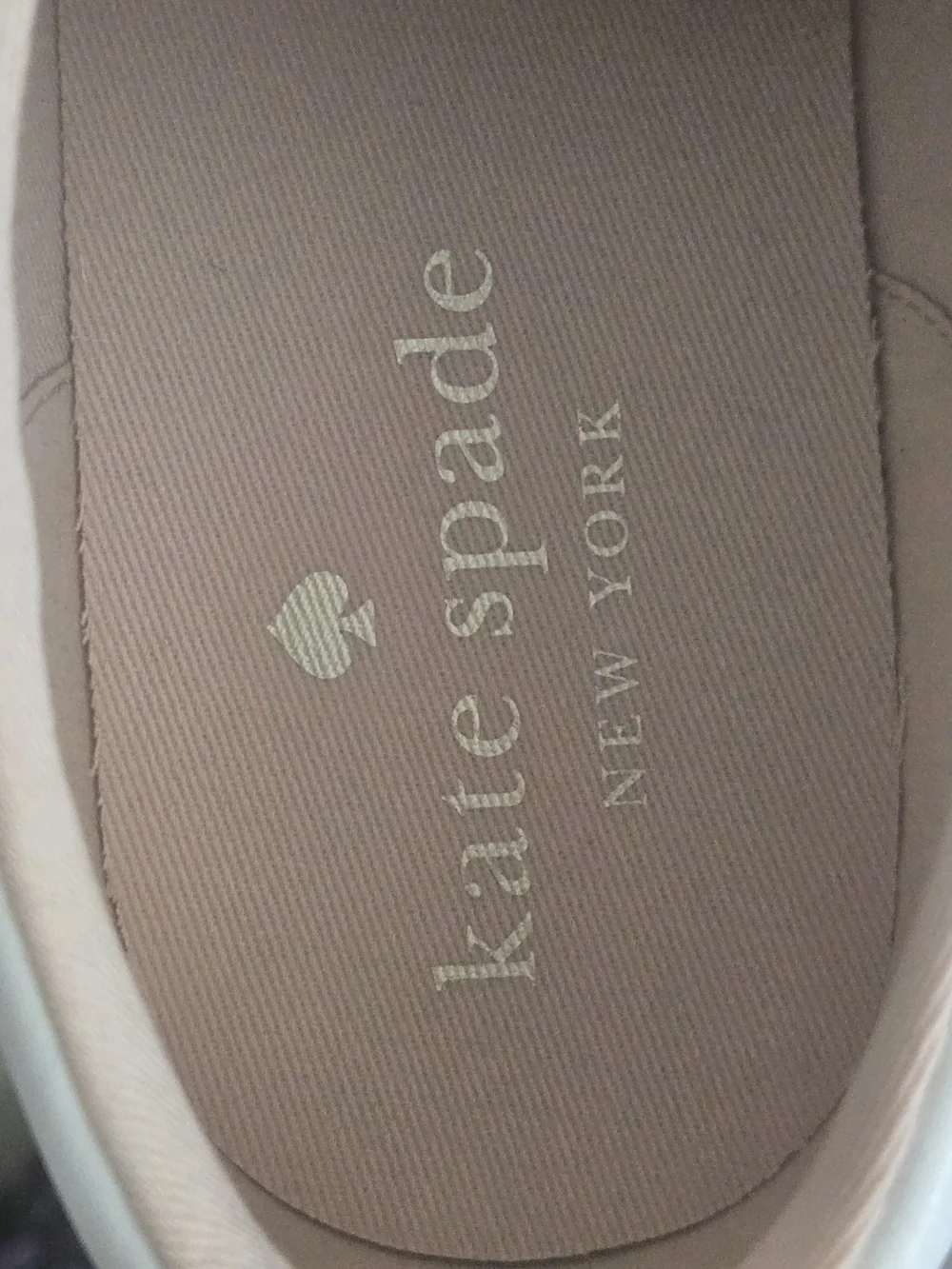 Kate Spade New York Fez White Leather Sneakers NWOT Size 9